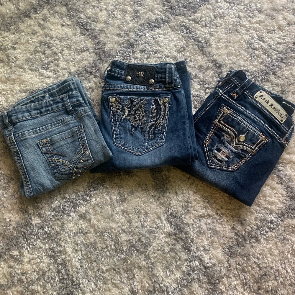 Woman’s Rock Revival and Miss Me Jeans - Size 30 - Bundle Deal!!!